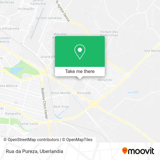 Rua da Pureza map