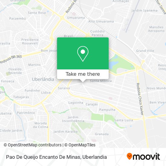 Pao De Queijo Encanto De Minas map