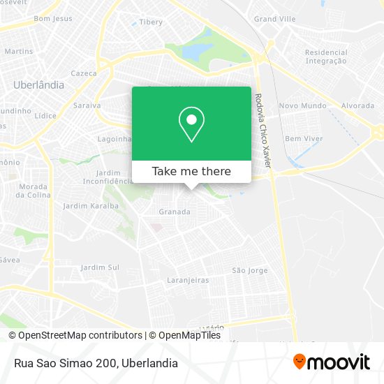 Rua Sao Simao 200 map