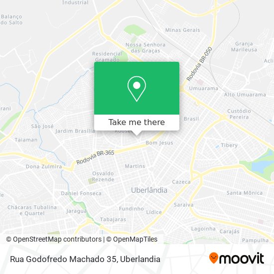 Rua Godofredo Machado 35 map