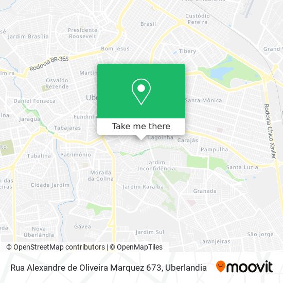Rua Alexandre de Oliveira Marquez 673 map