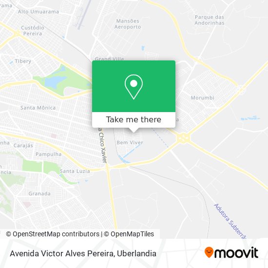 Mapa Avenida Victor Alves Pereira