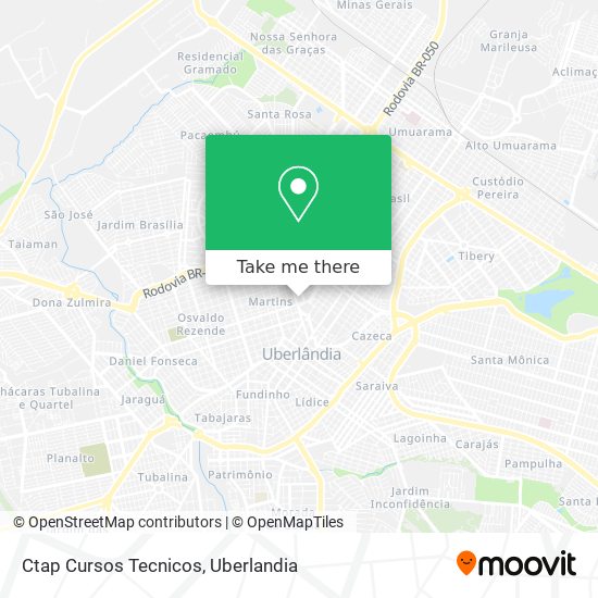 Ctap Cursos Tecnicos map