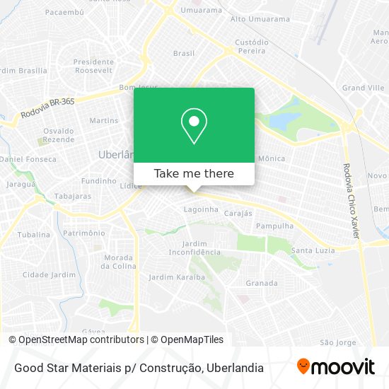 Mapa Good Star Materiais p/ Construção