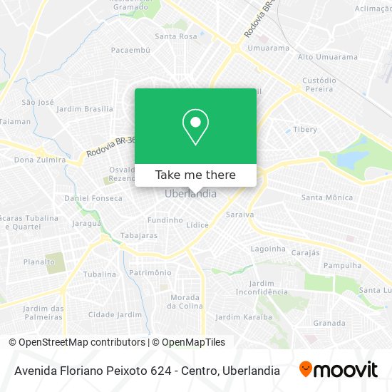 Avenida Floriano Peixoto 624 - Centro map