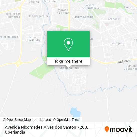 Avenida Nicomedes Alves dos Santos 7200 map