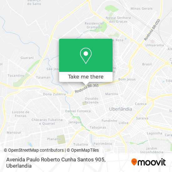 Avenida Paulo Roberto Cunha Santos 905 map