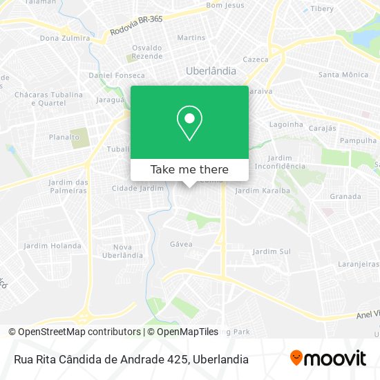 Rua Rita Cândida de Andrade 425 map