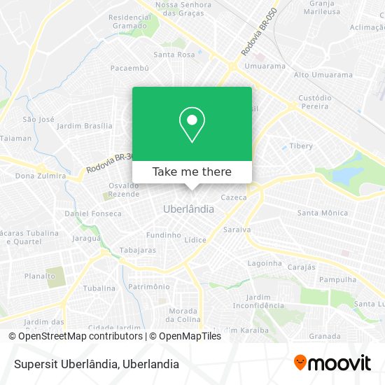 Supersit Uberlândia map