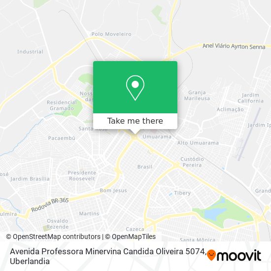 Avenida Professora Minervina Candida Oliveira 5074 map