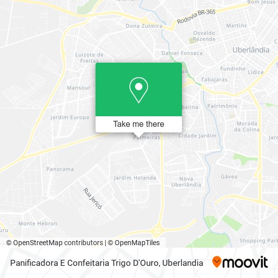 Panificadora E Confeitaria Trigo D'Ouro map