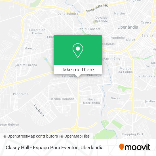 Classy Hall - Espaço Para Eventos map