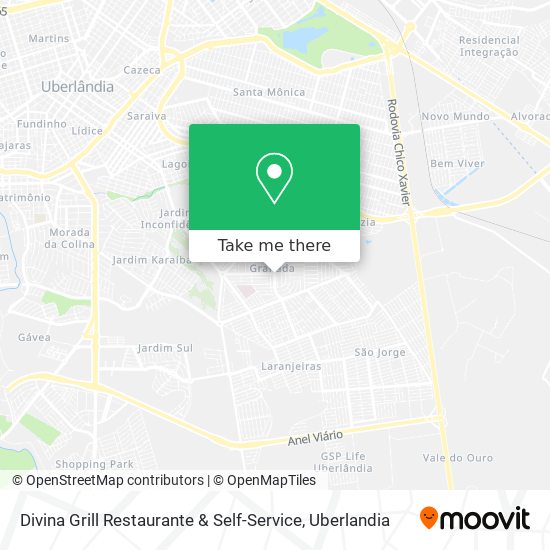 Mapa Divina Grill Restaurante & Self-Service