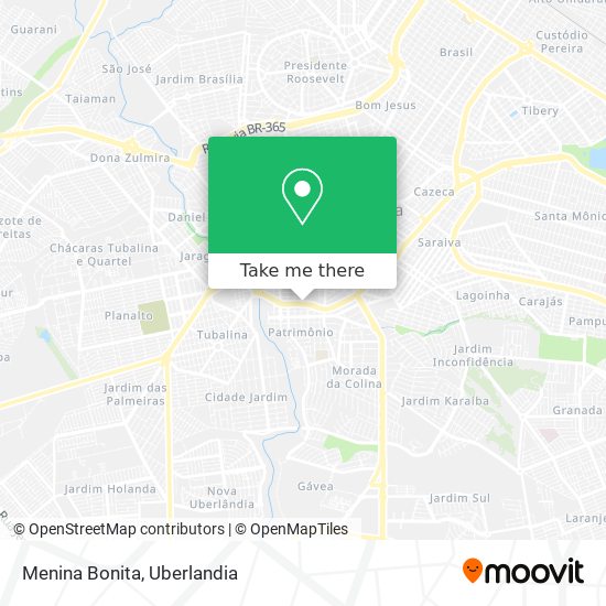 Menina Bonita map