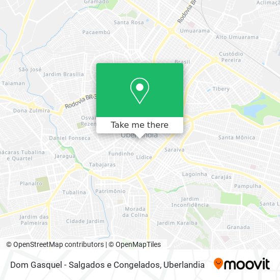 Dom Gasquel - Salgados e Congelados map