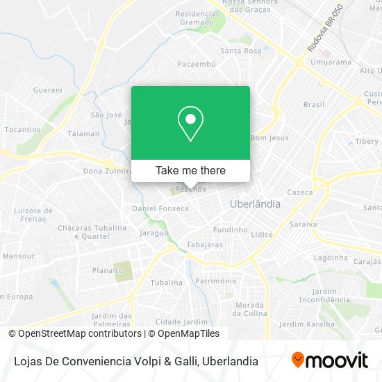 Mapa Lojas De Conveniencia Volpi & Galli
