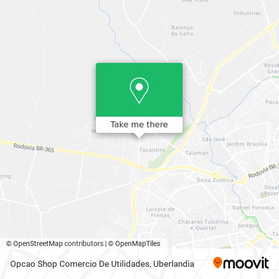 Opcao Shop Comercio De Utilidades map