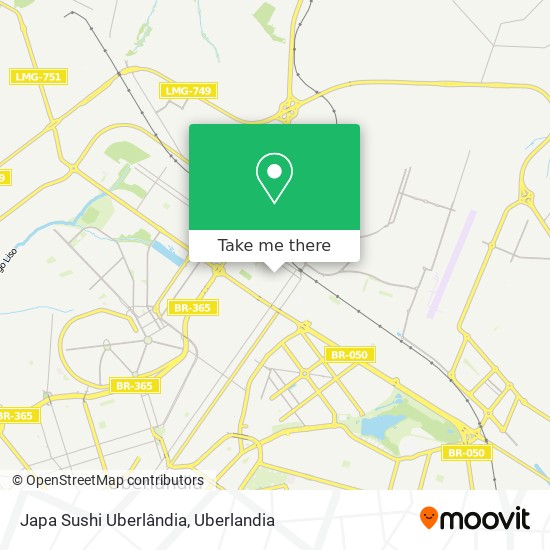 Japa Sushi Uberlândia map