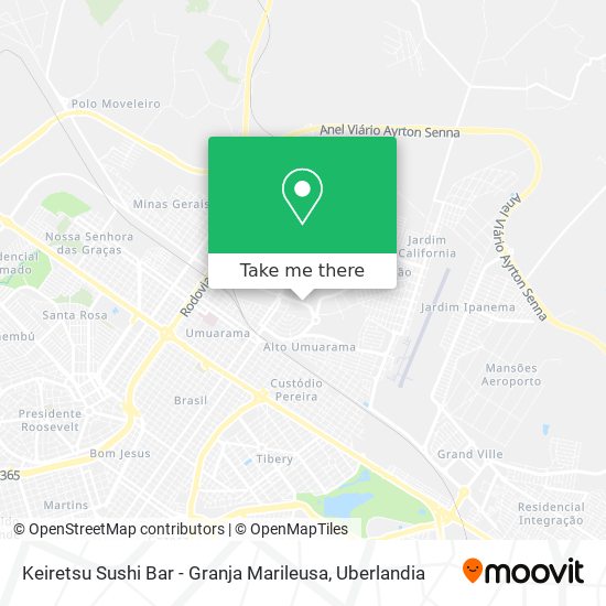 Keiretsu Sushi Bar - Granja Marileusa map