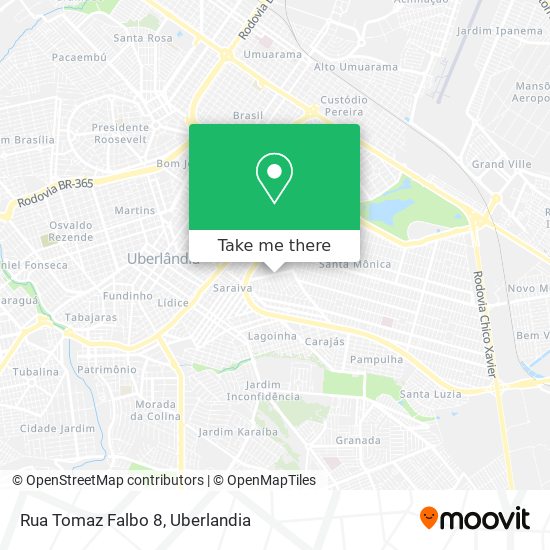 Mapa Rua Tomaz Falbo 8