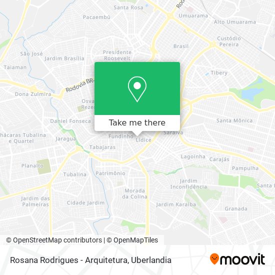 Rosana Rodrigues - Arquitetura map