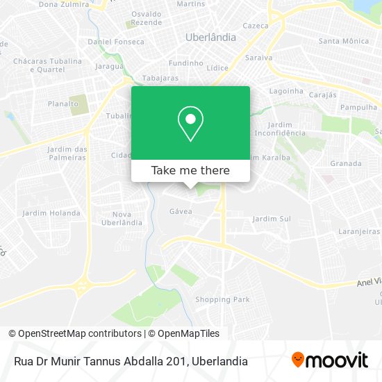 Rua Dr Munir Tannus Abdalla 201 map