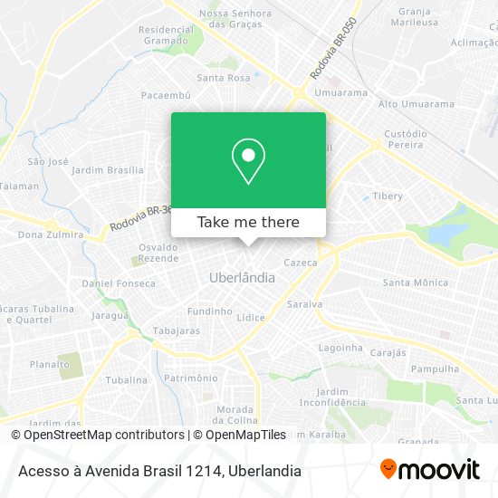 Acesso à Avenida Brasil 1214 map