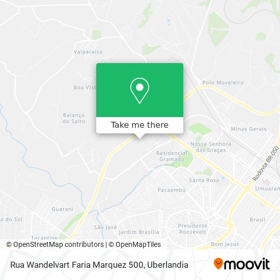 Rua Wandelvart Faria Marquez 500 map