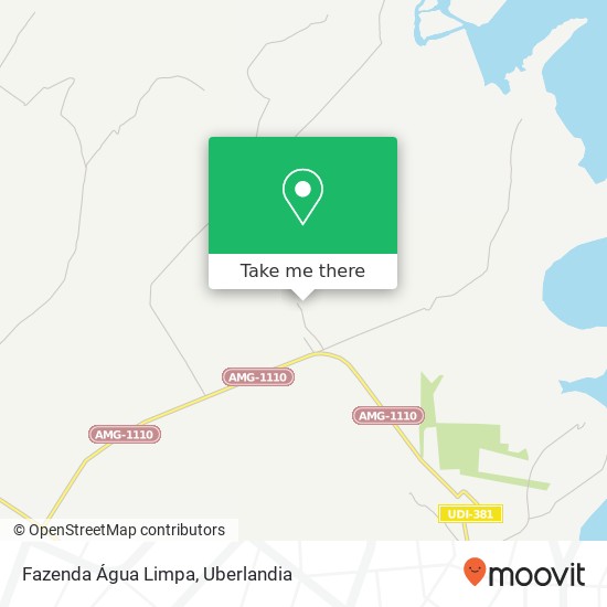 Fazenda Água Limpa map