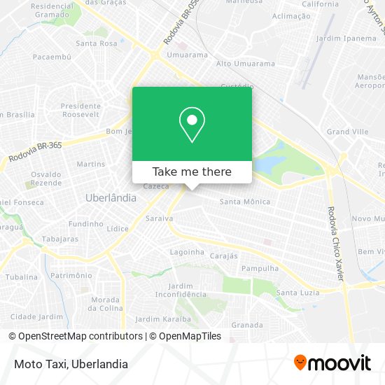 Moto Taxi map