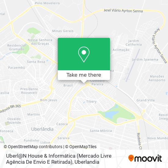 Uberl@N House & Informática (Mercado Livre Agência De Envio E Retirada) map