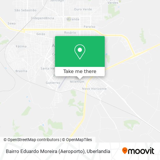 Mapa Bairro Eduardo Moreira (Aeroporto)