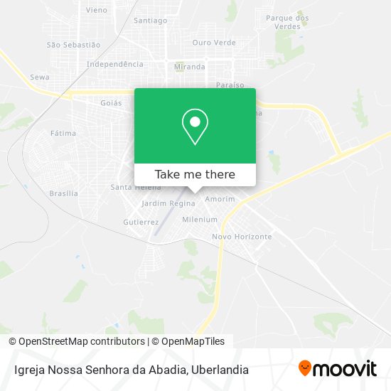 Mapa Igreja Nossa Senhora da Abadia