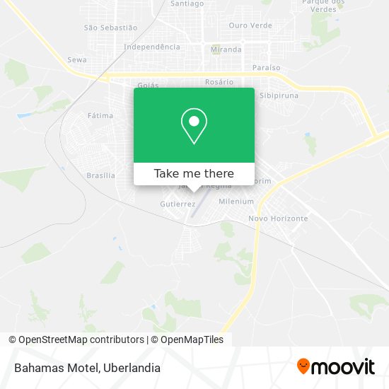 Bahamas Motel map