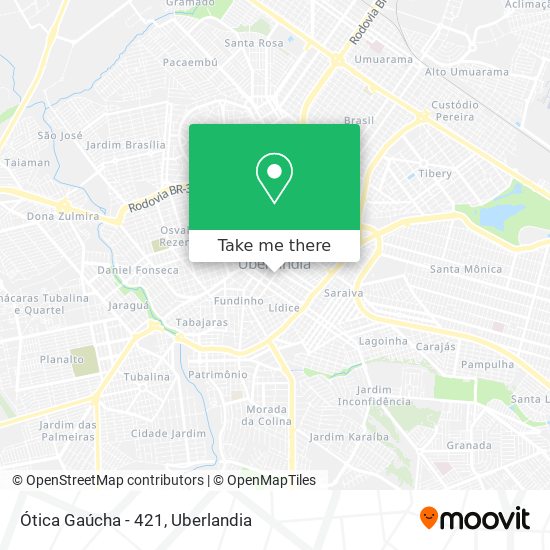 Ótica Gaúcha - 421 map
