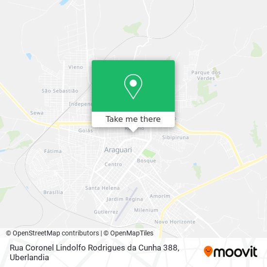 Mapa Rua Coronel Lindolfo Rodrigues da Cunha 388