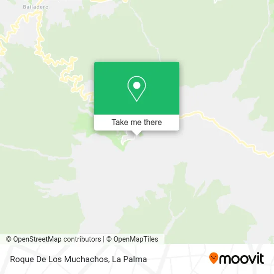 Rocque De Los Muchachos map