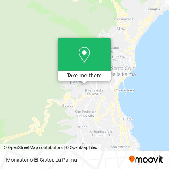 Monasterio El Cister map