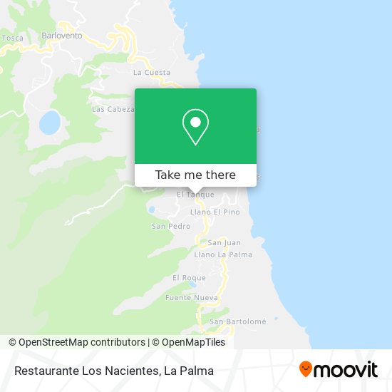 Restaurante Los Nacientes map