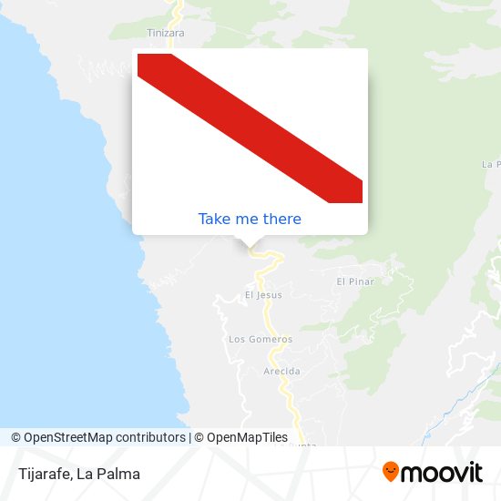 Tijarafe map