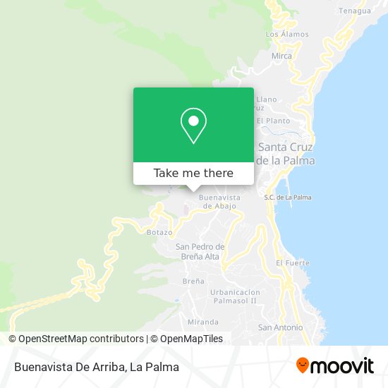 mapa Buenavista De Arriba