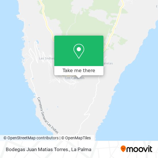Bodegas Juan Matias Torres. map