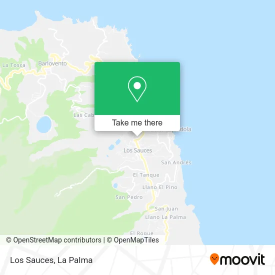 Los Sauces map