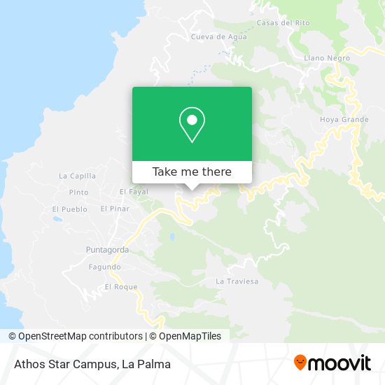 mapa Athos Star Campus