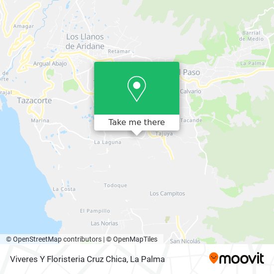 Viveres Y Floristeria Cruz Chica map