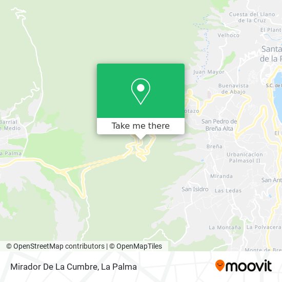 Mirador De La Cumbre map