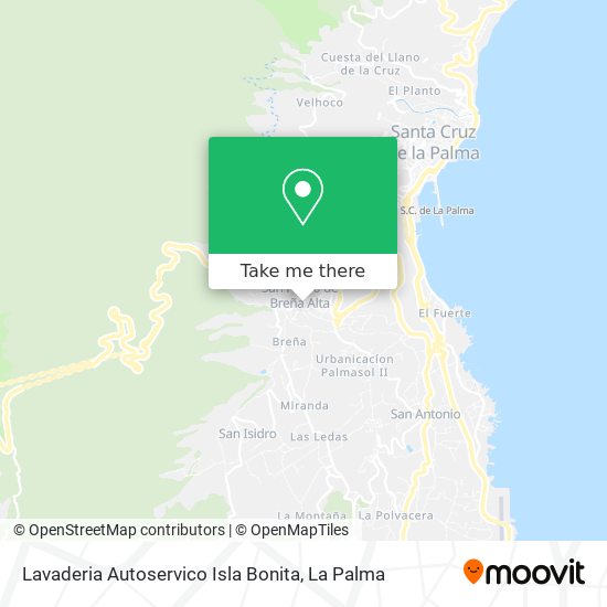 Lavaderia Autoservico Isla Bonita map