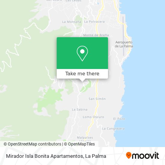 Mirador Isla Bonita Apartamentos map