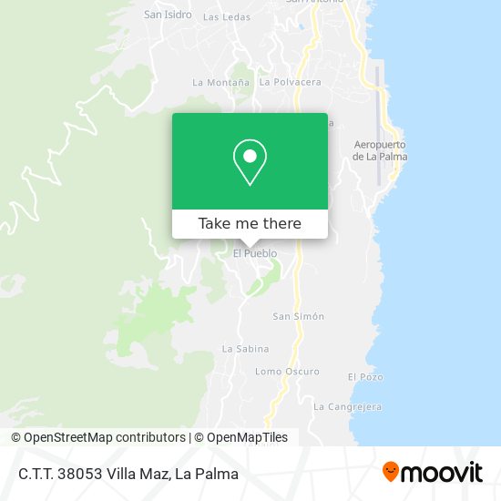 C.T.T. 38053 Villa Maz map