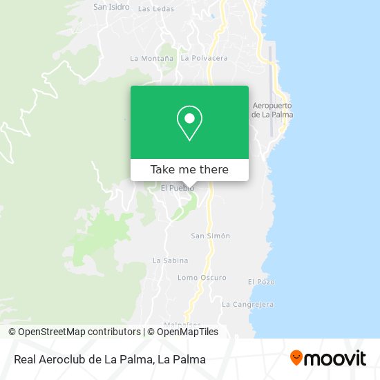 Real Aeroclub de La Palma map